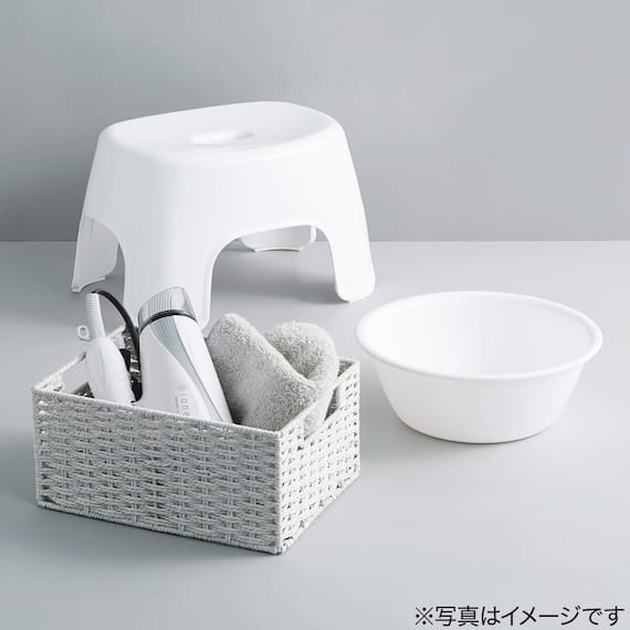 通気性が良い 抗菌風呂いす リコット フラットタイプ 高さ20cm(WH) 8枚目画像