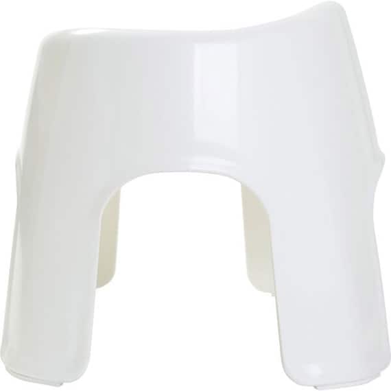 通気性が良い 抗菌風呂いす リコット 高さ25cm(WH) 4枚目画像