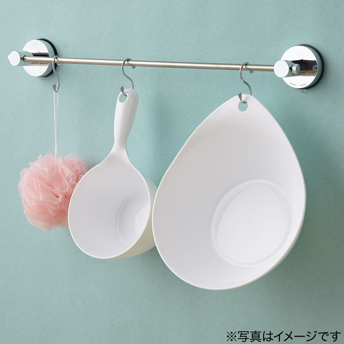 お風呂グッズ 3点セット リコット/セッコシリーズ (風呂いす高さ35cm ホワイト)通販 | ニトリネット【公式】 家具・インテリア通販