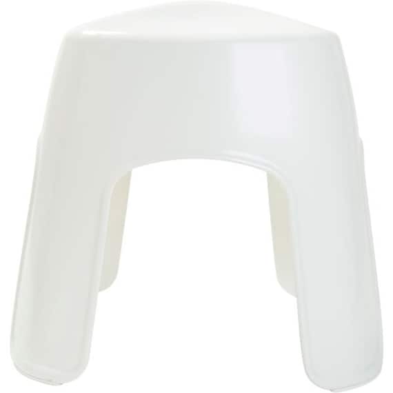 通気性が良い 抗菌風呂いす リコット 高さ35cm(WH) 3枚目画像