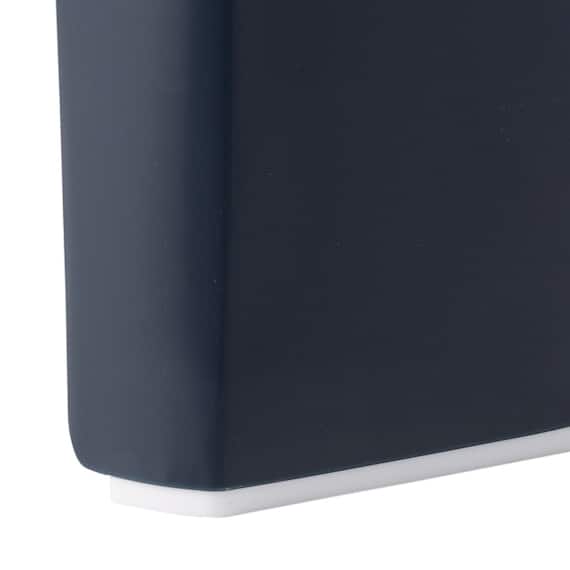 通気性が良い 抗菌風呂いす ラフィーネ 高さ25cm (ネイビー) 4枚目画像