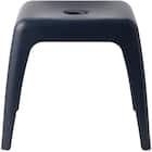 通気性が良い 抗菌風呂いす ラフィーネ 高さ35cm(ネイビー) 3枚目画像