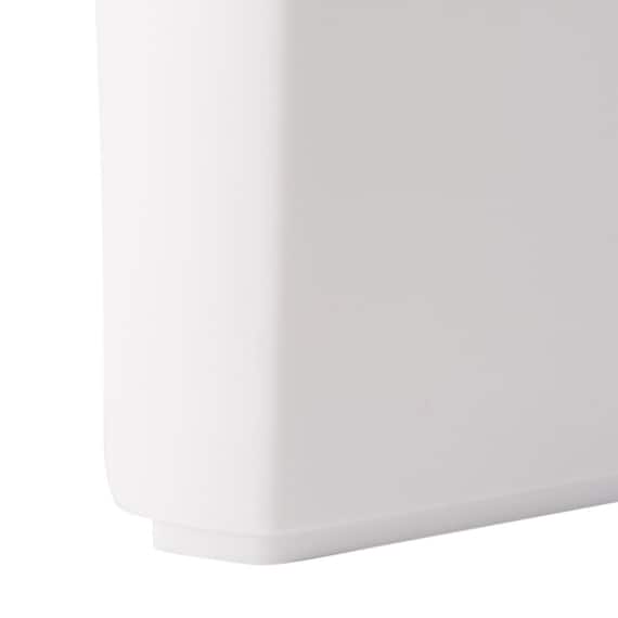 通気性が良い 抗菌風呂いす ラフィーネ 高さ25cm (ホワイト) 4枚目画像