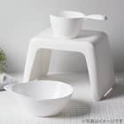 通気性が良い 抗菌風呂いす ラフィーネ 高さ25cm (ホワイト) 7枚目画像