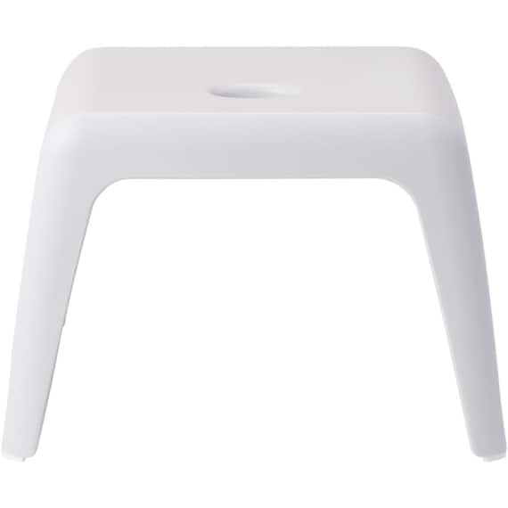 通気性が良い 抗菌風呂いす ラフィーネ 高さ25cm (ライトグレー) 3枚目画像