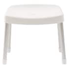 アルミ脚ワイド抗菌風呂イス 高さ35cm(5179 ホワイト) 6枚目画像