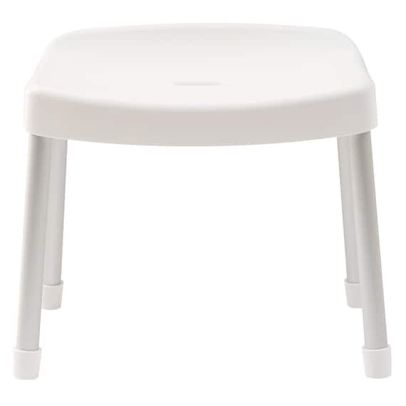 アルミ脚ワイド抗菌風呂イス 高さ35cm(5179 ホワイト) 6枚目画像