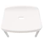 アルミ脚ワイド抗菌風呂イス 高さ35cm(5179 ホワイト) 9枚目画像