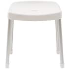 アルミ脚ワイド抗菌風呂イス 高さ45cm(5180 ホワイト) 6枚目画像