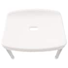 アルミ脚ワイド抗菌風呂イス 高さ45cm(5180 ホワイト) 9枚目画像