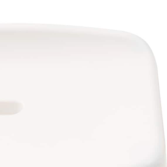 アルミ脚ワイド抗菌風呂イス 高さ45cm(5180 ホワイト) 11枚目画像