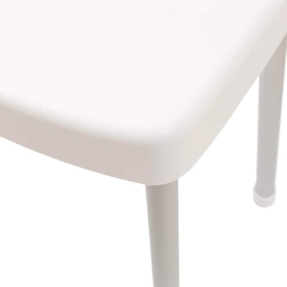 アルミ脚ワイド抗菌風呂イス 高さ45cm(5180 ホワイト) 12枚目画像