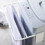 マグネット伸縮洗濯機バスタオルハンガー(9475 ホワイト) 【期間限定お試し価格:2/1~3/31まで】