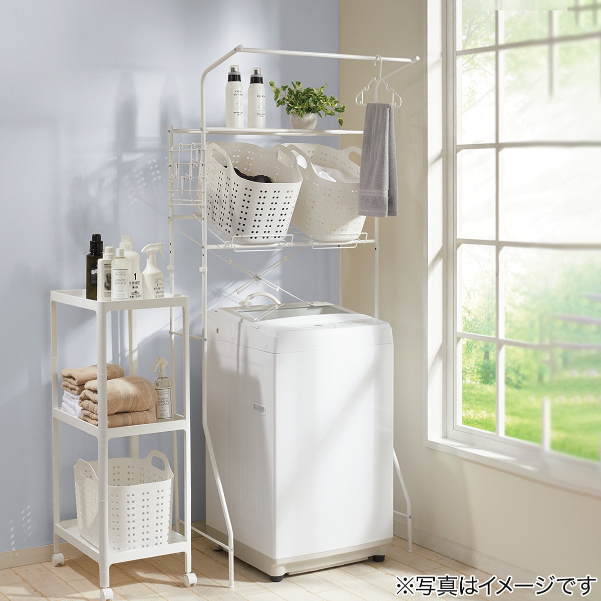 洗濯機ラック(DK003 ホワイト)通販 | ニトリネット【公式】 家具
