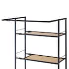 洗濯機ラック 棚2枚タイプ(ブラック) 4枚目画像