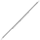 ステンレス巻き伸縮物干し竿(ハンガー掛け付き 約1.4~2.5m)2点セット 2枚目画像