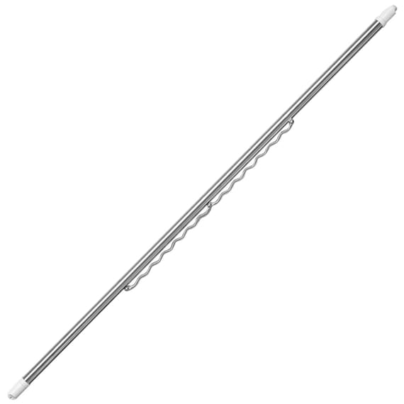 ステンレス巻き伸縮物干し竿(ハンガー掛け付き 約2.2~4.0m) 2枚目画像