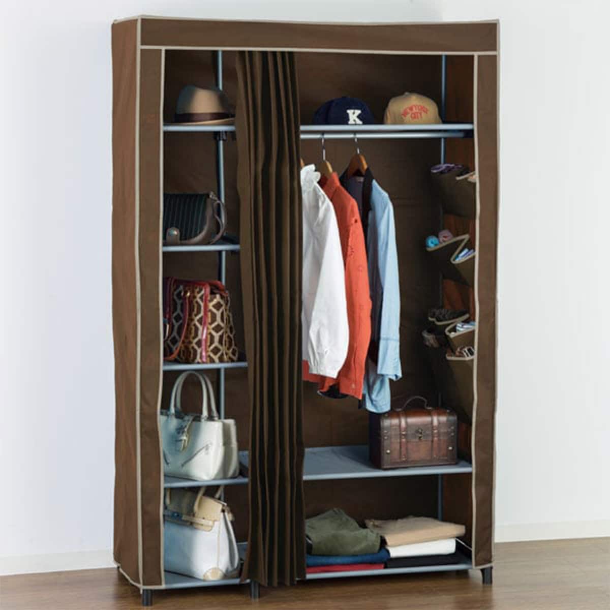 開閉しやすいカーテン式ワードローブ クーリ 111cm幅通販 ニトリネット 公式 家具 インテリア通販 開閉しやすいカーテン式ワードローブ クーリ 111cm幅通販 ニトリネット 公式 家具 インテリア通販