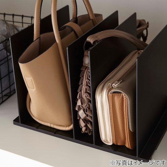 バッグ収納スタンド 2個組(ブラック) 14枚目画像