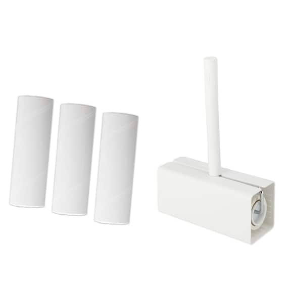 強粘着スペア付きカーペットクリーナーセット ホワイト 1枚目画像