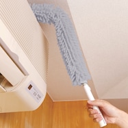 高所やすき間のお掃除に 自由に曲がるマイクロファイバー ロングモップ(CD01)