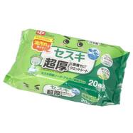 セスキ 超厚ウエットシート 20枚入り