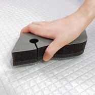 水だけで洗えるバスブラシスポンジ マイクロファイバー