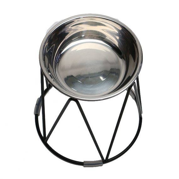 ワイヤースタンドステンレスフードボウル(L) 4枚目画像