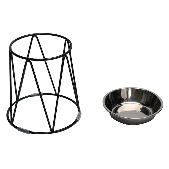 ワイヤースタンドステンレスフードボウル(L) 5枚目画像