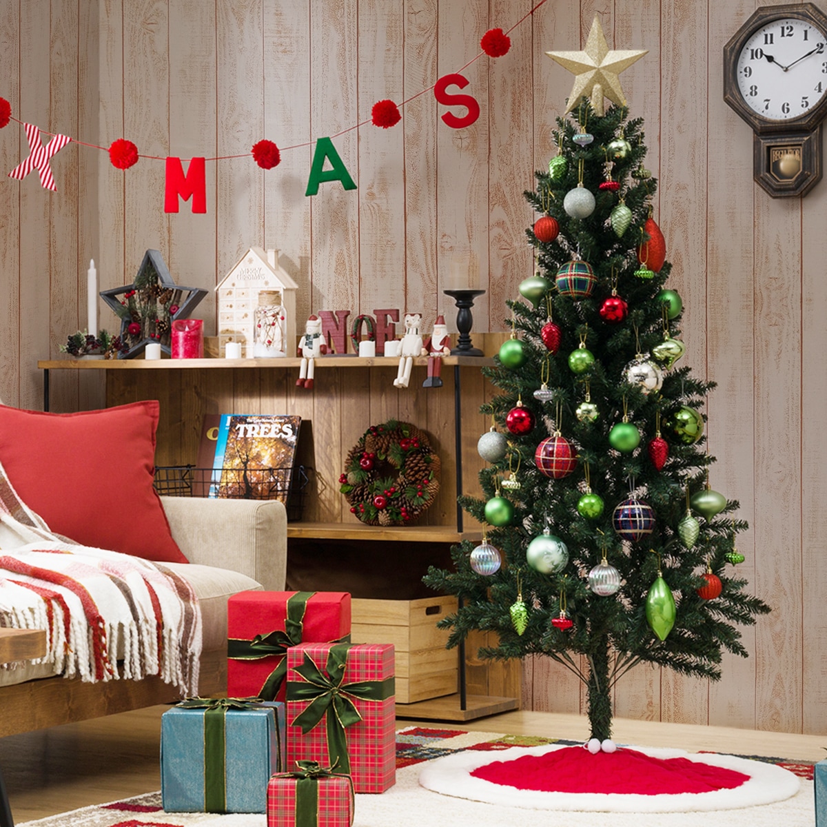 150 クリスマスツリーオーナメントセット Red Green通販 ニトリネット 公式 家具 インテリア通販