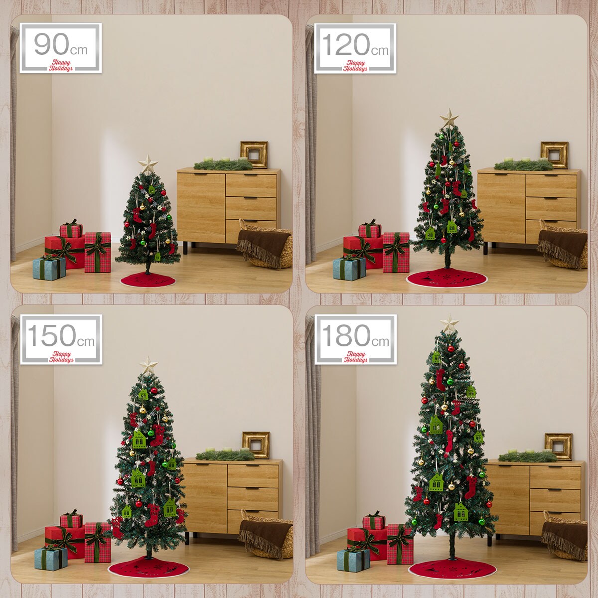 デコレーションツリー150cm LED・オーナメントセット(iGW)通販 | ニトリネット【公式】 家具・インテリア通販