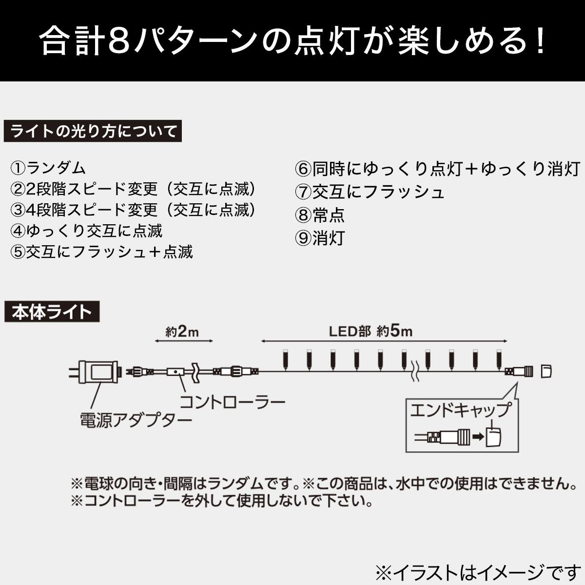LEDライト(80球 パステルミックス n2TK) | ニトリネット【公式】 家具