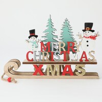 オーナメント(メリークリスマス雪だるま n2BT)