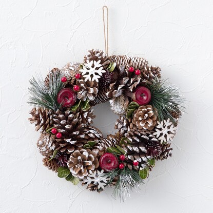 デコホームクリスマスリース