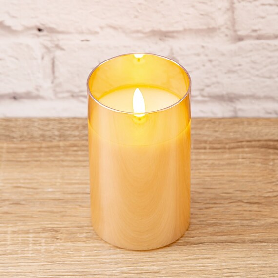 LEDキャンドル(ガラス L n2RW) 1枚目画像