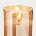 LEDキャンドル(ガラス L n2RW) 5枚目画像