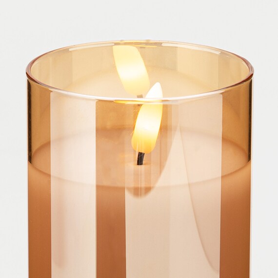 LEDキャンドル(ガラス L n2RW) 5枚目画像