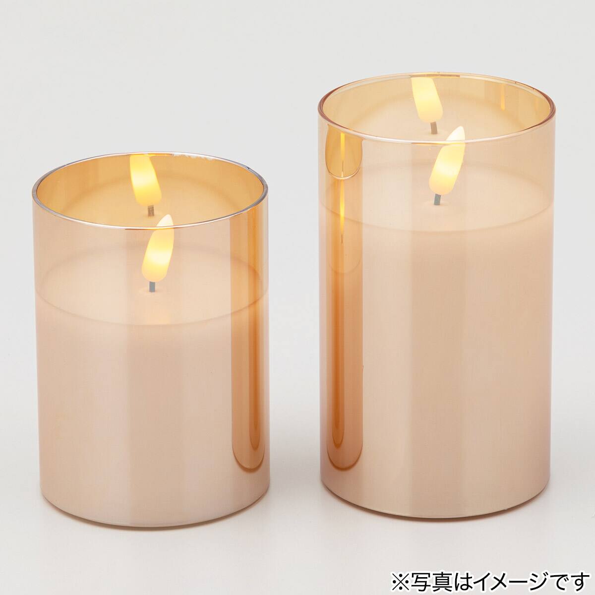 LEDキャンドル(ガラス L n2RW) | ニトリネット【公式】 家具