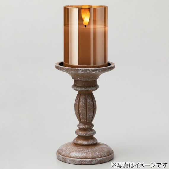 LEDキャンドル(ガラス L n2RW) 9枚目画像
