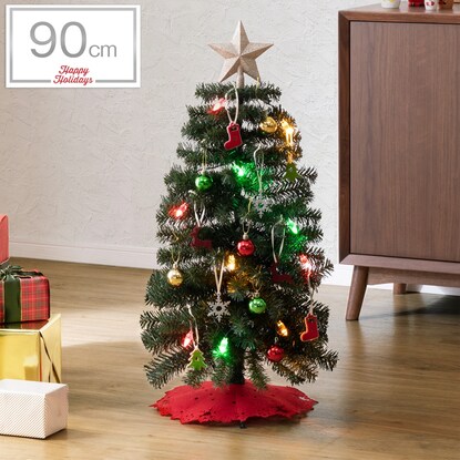 デコレーションツリー Led オーナメントセット 90cm N2gw 通販 ニトリネット 公式 家具 インテリア通販