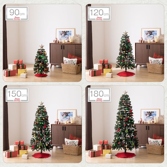 デコレーションツリー LED・オーナメントセット(120cm n2GW) 5枚目画像