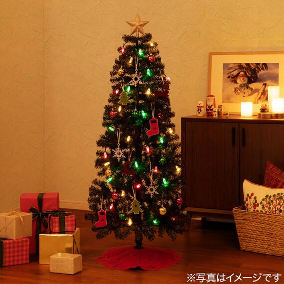 デコレーションツリー LED・オーナメントセット(150cm n2GW) 2枚目画像