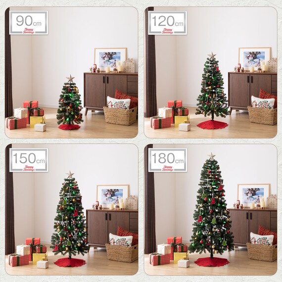 デコレーションツリー LED・オーナメントセット(150cm n2GW) 5枚目画像