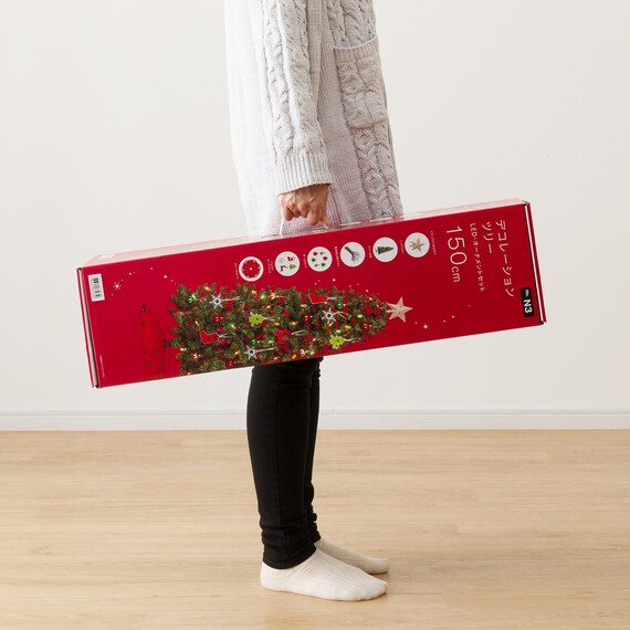 デコレーションツリー LED・オーナメントセット(150cm n2GW) 12枚目画像