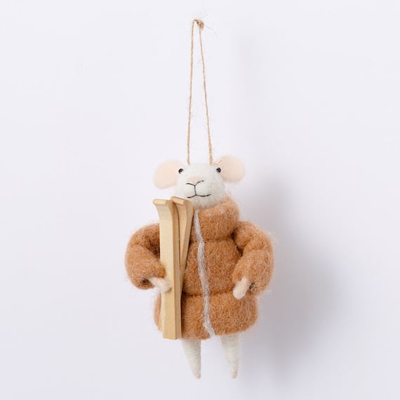 ツリーオーナメント(スキーネズミ n3GL) 1枚目画像