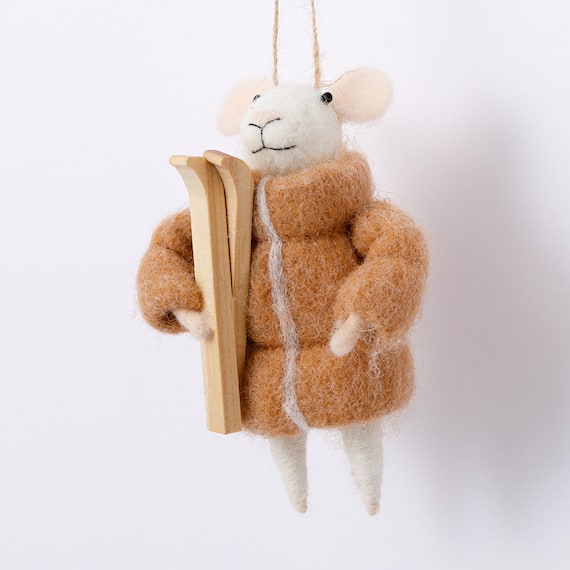 ツリーオーナメント(スキーネズミ n3GL) 2枚目画像