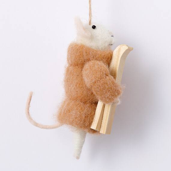 ツリーオーナメント(スキーネズミ n3GL) 3枚目画像