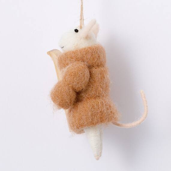 ツリーオーナメント(スキーネズミ n3GL) 4枚目画像