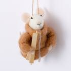 ツリーオーナメント(スキーネズミ n3GL) 6枚目画像