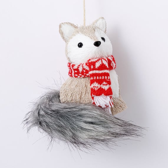 ツリーオーナメント(マフラーキツネ n3LC) 2枚目画像